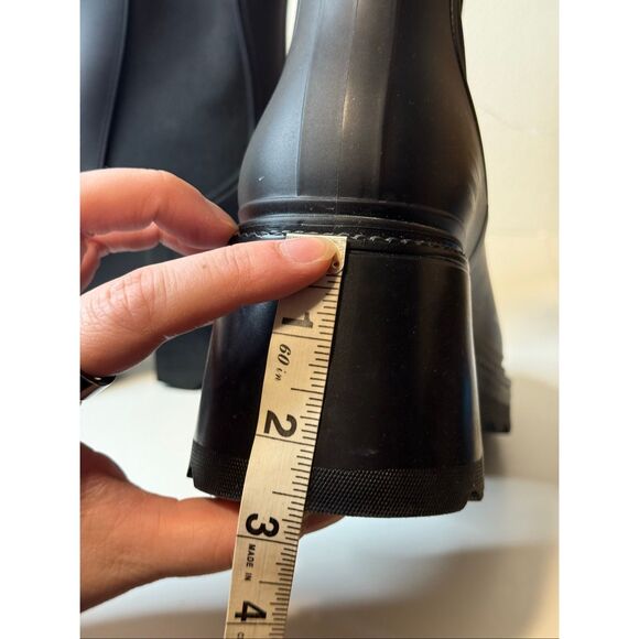 Sam Edelman Katiana Chunky Platform Rain Boots Size 9 - Picture 7 of 8
